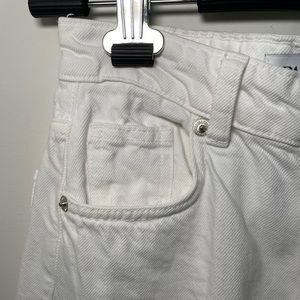 Zara Wide Leg White Jean - Size 0